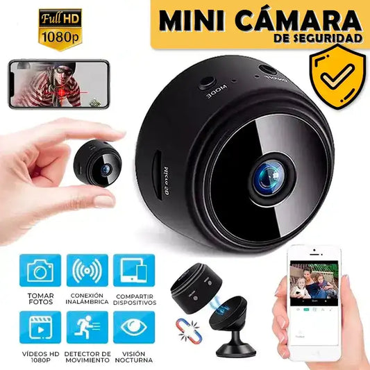 MINI CÁMARA WIFI 1080P HD. 2X1 🎁+ ENVÍO GRATIS