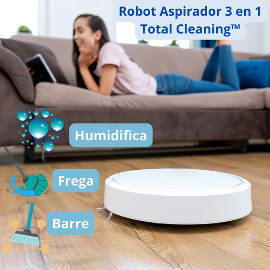 Robot Aspirador 3 en 1  - Total Cleaning