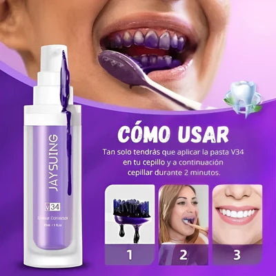 PURPLE V34 - Blanqueador Dental + ENVÍO GRATIS