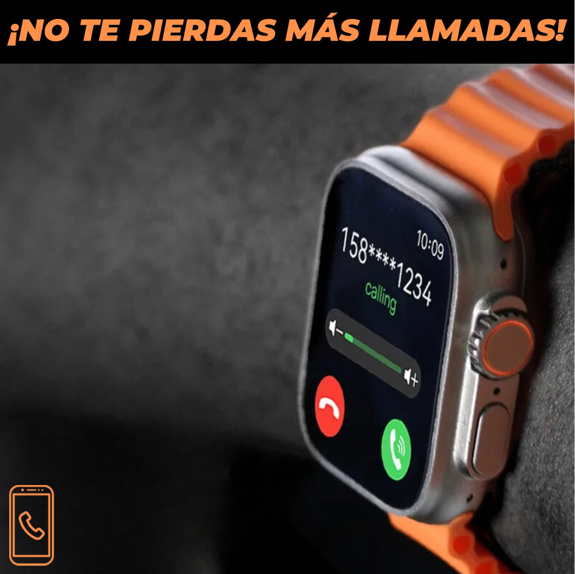 Smartwatch Ultra 9 + AURICULARES GRATIS + 2 CORREAS EXTRA
