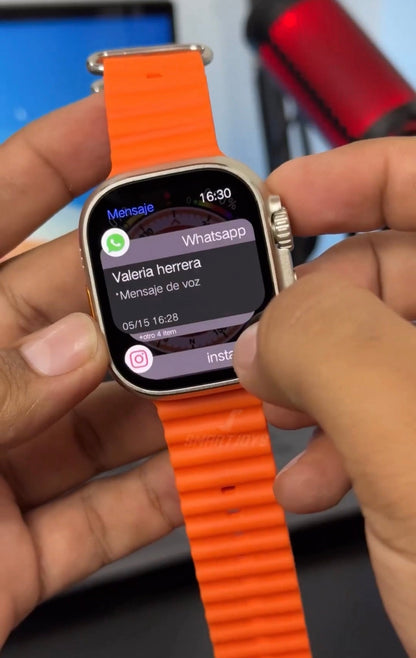 Smartwatch Ultra 9 + AURICULARES GRATIS + 2 CORREAS EXTRA